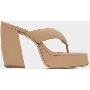 Gia Borghini Gia 17 Heeled Sandals Size 40 10 Women's Tan $495